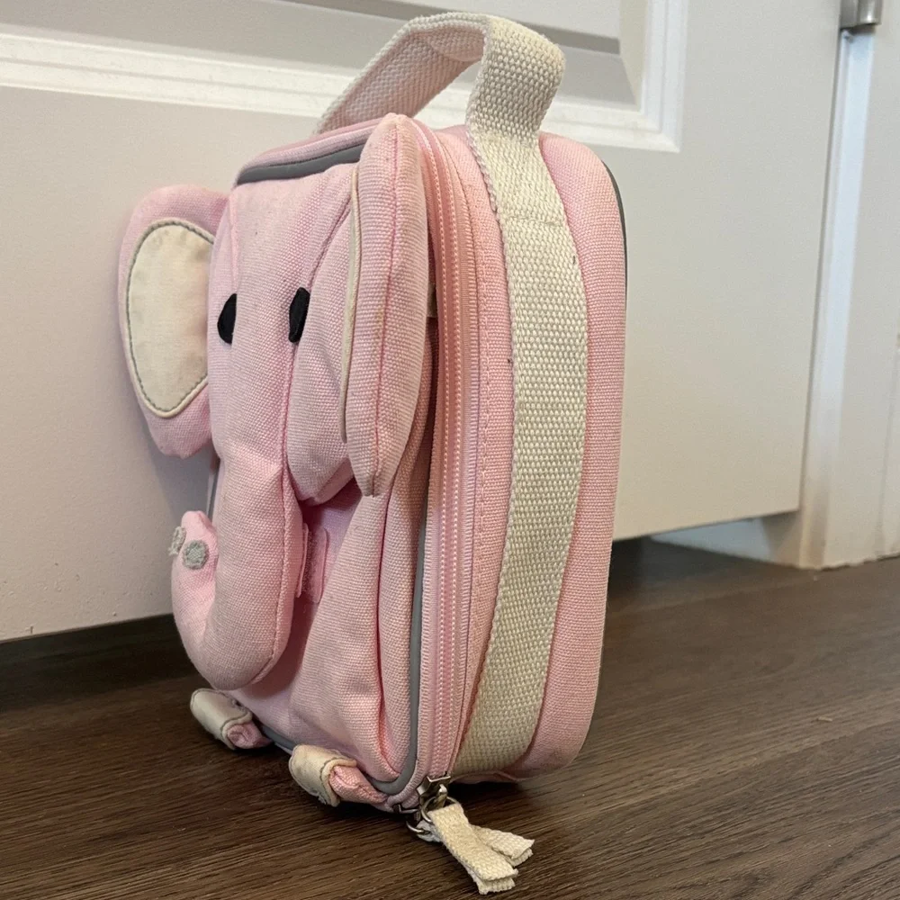 Pottery Barn Kids Pink Elephant Lunch Bag